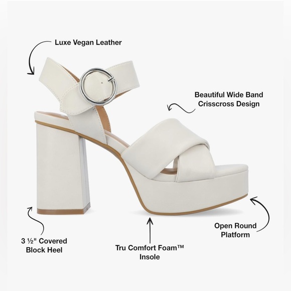 Akeely Mid Heel Platform Dress Sandals - Picture 6 of 11